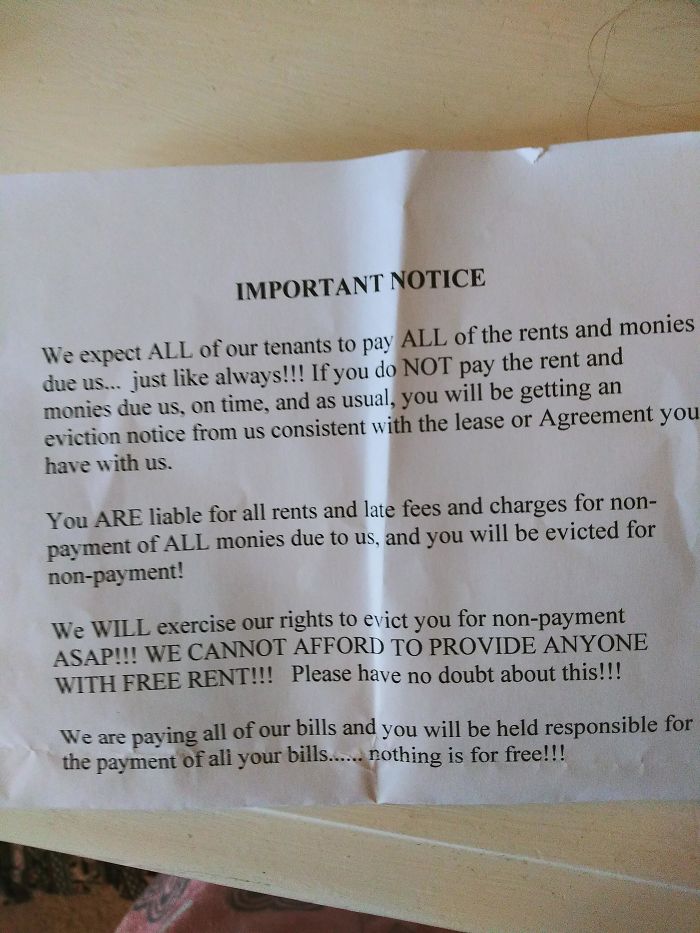 25 Inhumane, Greedy Landlords Who Revealed Their True Colors During The Pandemic 25 Inhumane, Greedy Landlords Who Revealed Their True Colors During The Pandemic