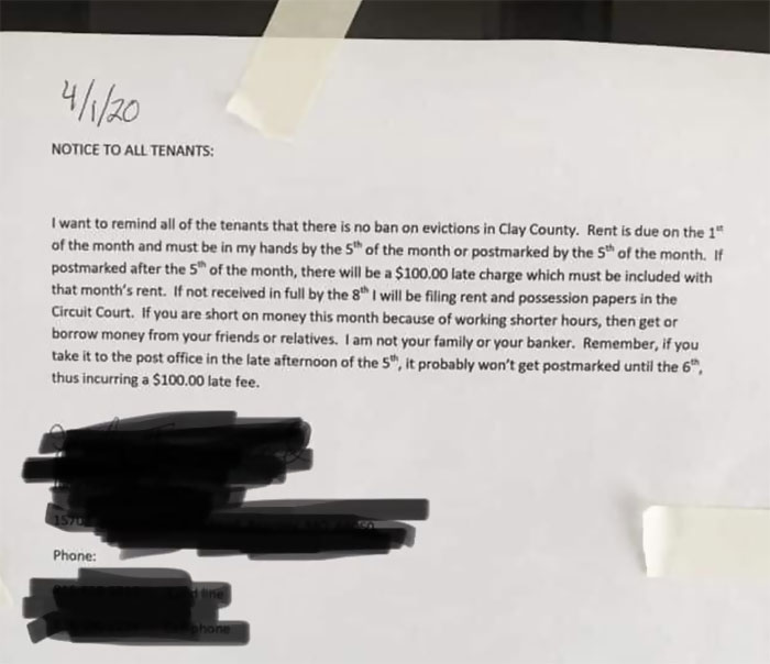 25 Inhumane, Greedy Landlords Who Revealed Their True Colors During The Pandemic 25 Inhumane, Greedy Landlords Who Revealed Their True Colors During The Pandemic