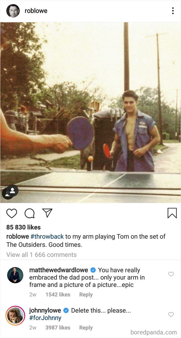 Rob Lowe’s Sons Keep Trolling Him On Instagram, And It’s Hilarious (26 New Pics) Rob Lowe’s Sons Keep Trolling Him On Instagram, And It’s Hilarious (26 New Pics)