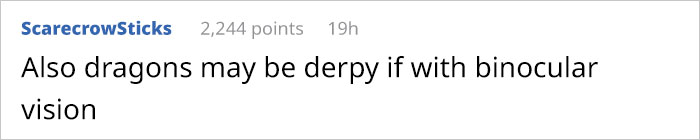 Guy Asks Why Dragons Have Eyes On The Sides Of Their Heads If They Are Predators, A Tumblr User Gives A Scientific Explanation