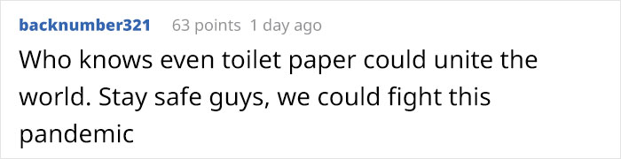 People From 50 Cities Across 30 Countries “Passed” Toilet Paper To Each Other People From 50 Cities Across 30 Countries “Passed” Toilet Paper To Each Other