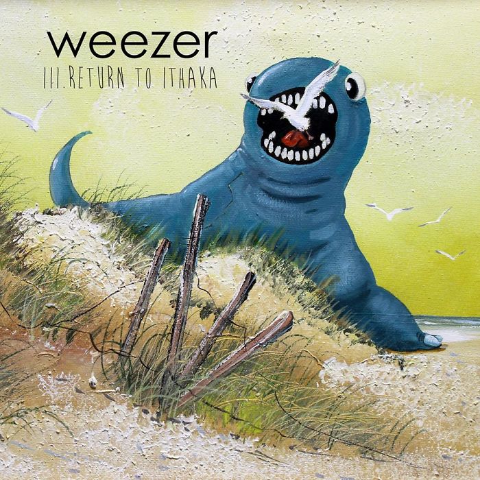 30 Thrift Shop Paintings Made Interesting Again With Funny Monsters By Chris McMahon