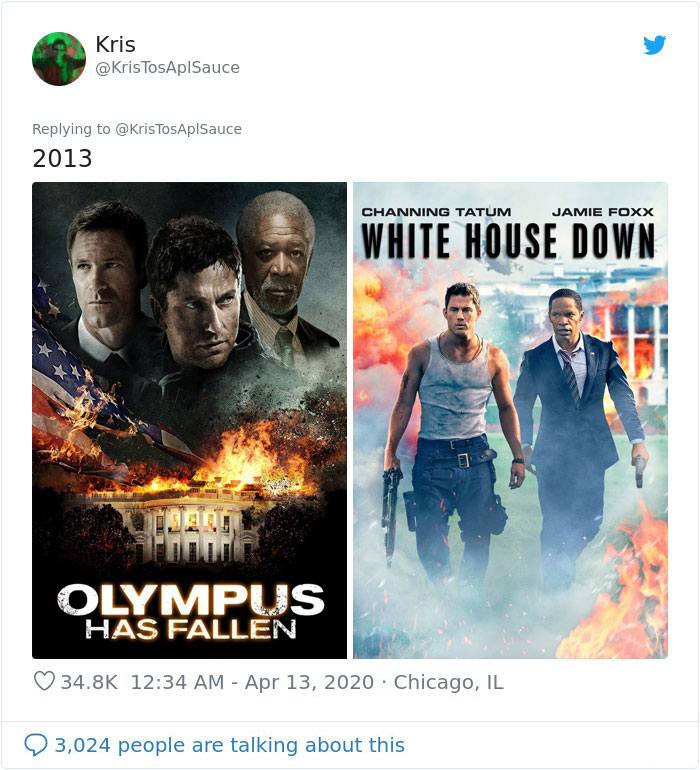 Twitter Users Are Noticing That Hollywood Makes ‘The Same Movie’ Every Year, Post 9 Convincing Side-By-Side Examples Twitter Users Are Noticing That Hollywood Makes ‘The Same Movie’ Every Year, Post 9 Convincing Side-By-Side Examples