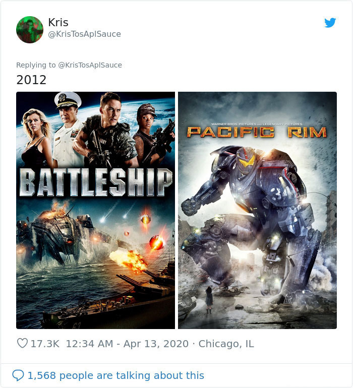 Twitter Users Are Noticing That Hollywood Makes ‘The Same Movie’ Every Year, Post 9 Convincing Side-By-Side Examples Twitter Users Are Noticing That Hollywood Makes ‘The Same Movie’ Every Year, Post 9 Convincing Side-By-Side Examples