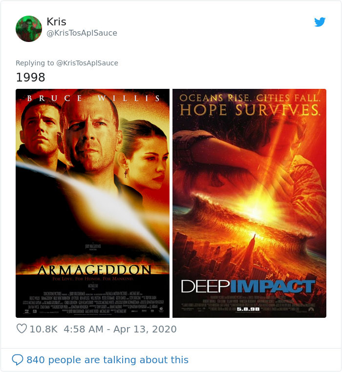 Twitter Users Are Noticing That Hollywood Makes ‘The Same Movie’ Every Year, Post 9 Convincing Side-By-Side Examples Twitter Users Are Noticing That Hollywood Makes ‘The Same Movie’ Every Year, Post 9 Convincing Side-By-Side Examples