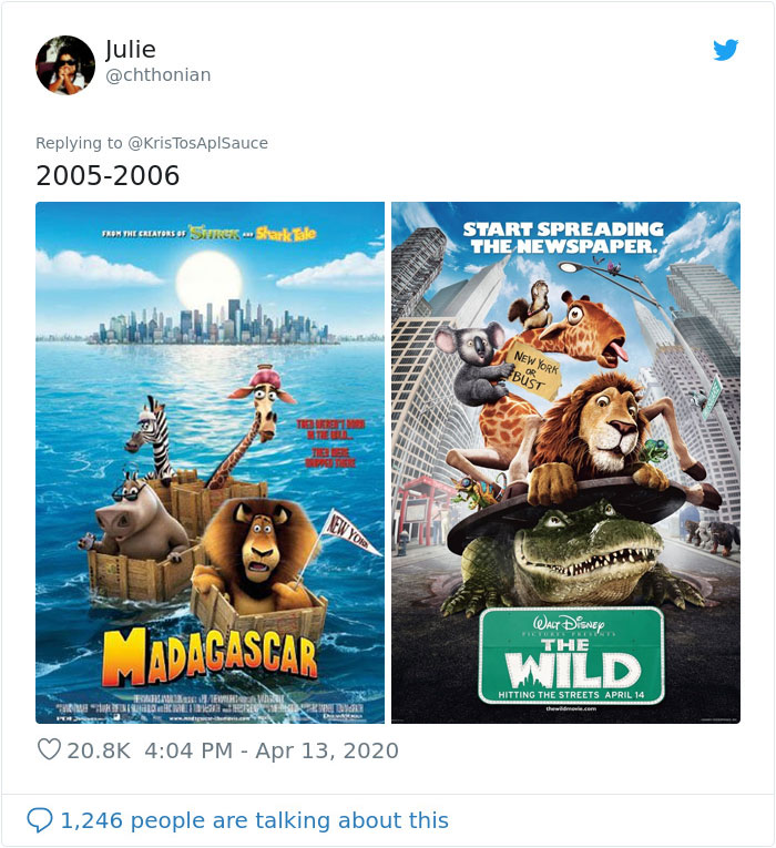 Twitter Users Are Noticing That Hollywood Makes ‘The Same Movie’ Every Year, Post 9 Convincing Side-By-Side Examples Twitter Users Are Noticing That Hollywood Makes ‘The Same Movie’ Every Year, Post 9 Convincing Side-By-Side Examples