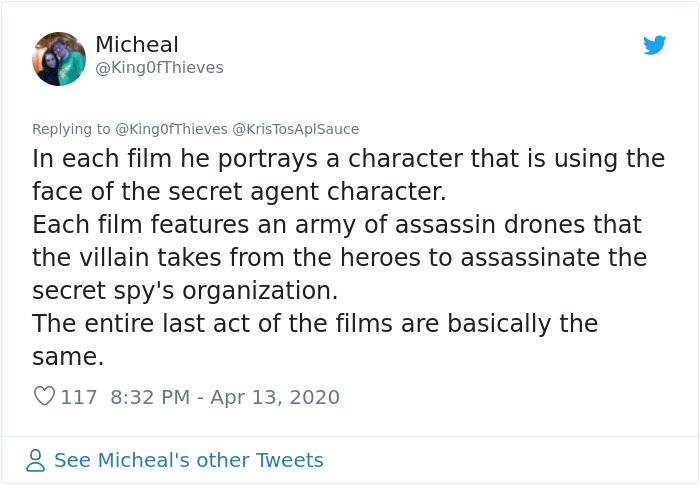 Twitter Users Are Noticing That Hollywood Makes ‘The Same Movie’ Every Year, Post 9 Convincing Side-By-Side Examples Twitter Users Are Noticing That Hollywood Makes ‘The Same Movie’ Every Year, Post 9 Convincing Side-By-Side Examples