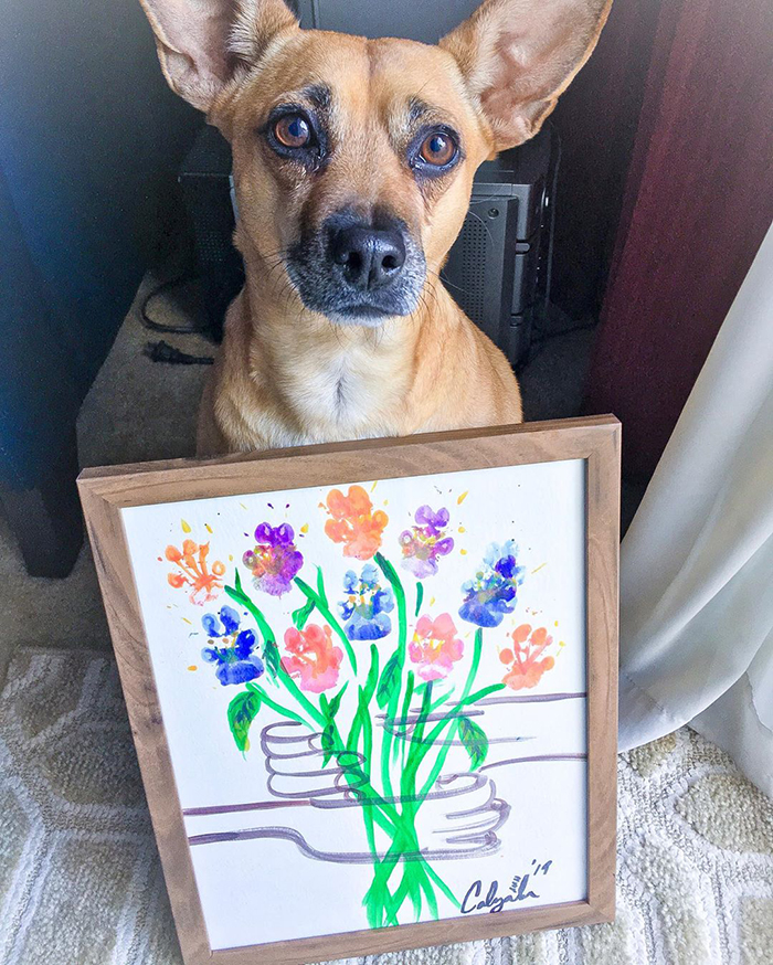 30 Adorable Works Of Art Made By Even More Adorable Pawcassos