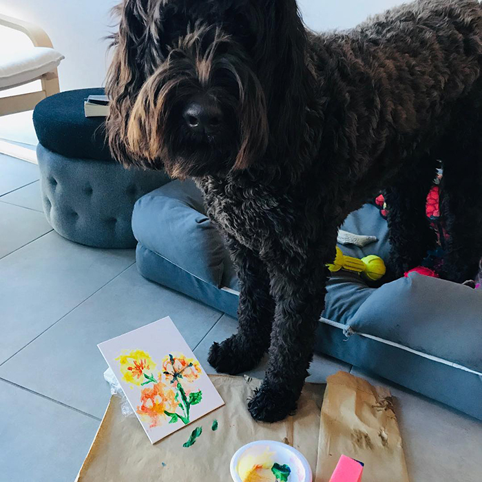 30 Adorable Works Of Art Made By Even More Adorable Pawcassos