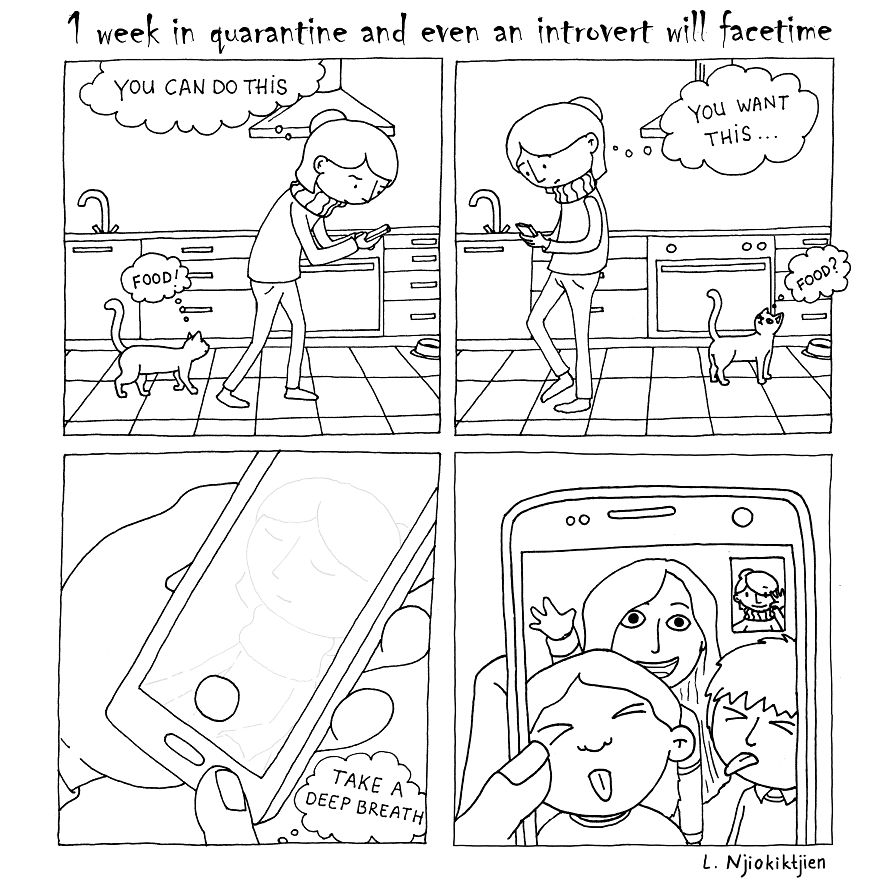 Here Are My 10 New Comics About My Introverted Life With My Extroverted Wife During Lockdown Here Are My 10 New Comics About My Introverted Life With My Extroverted Wife During Lockdown