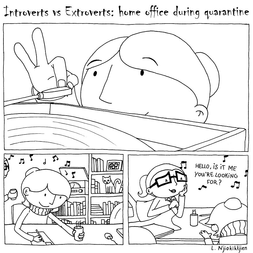 Here Are My 10 New Comics About My Introverted Life With My Extroverted Wife During Lockdown Here Are My 10 New Comics About My Introverted Life With My Extroverted Wife During Lockdown