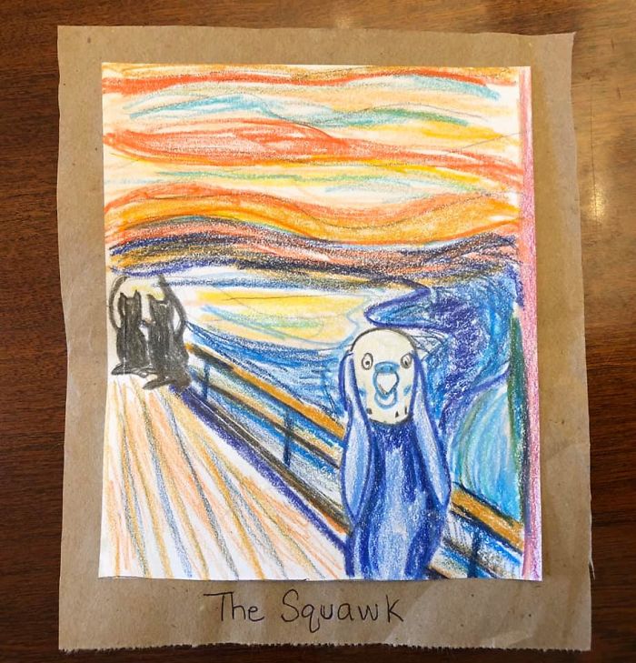 My Friend Created A Tiny Art Gallery For Her 7 Budgies My Friend Created A Tiny Art Gallery For Her 7 Budgies