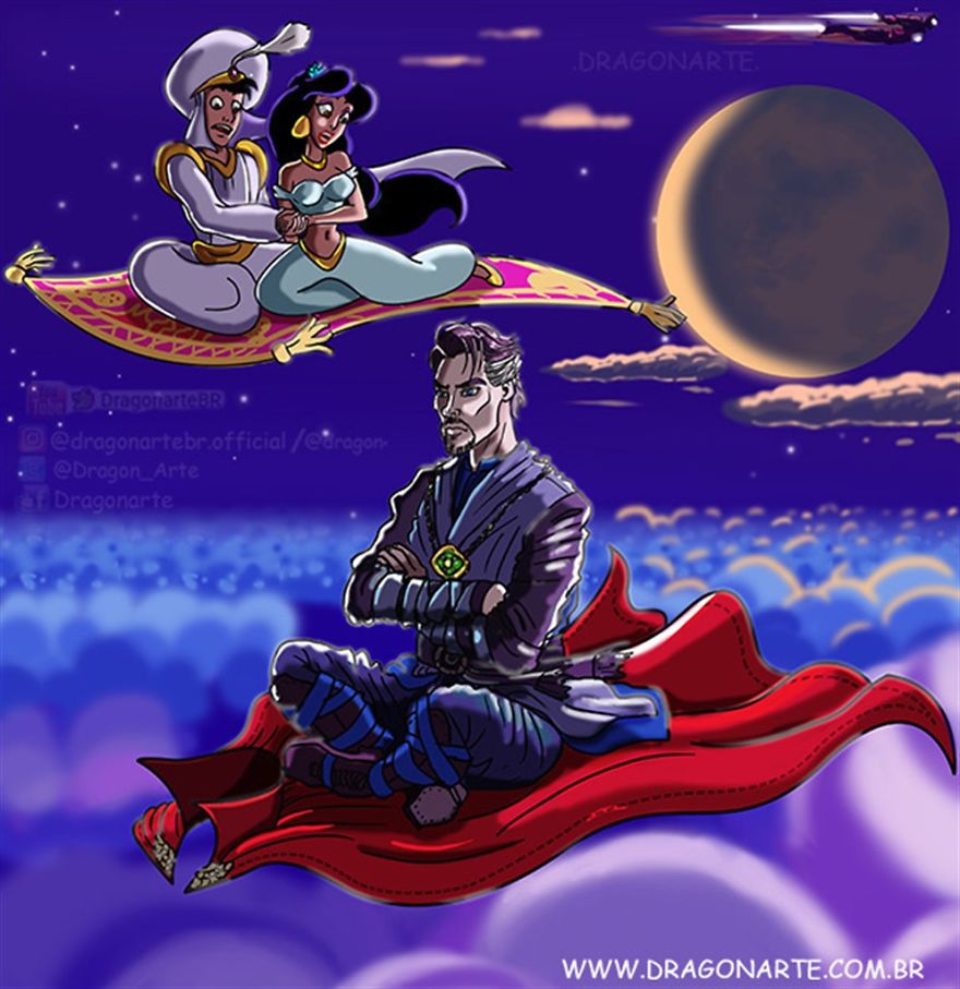 Artist Shows The Daily Life Of Superheroes And Other Famous Characters In His 40 New Comics Artist Shows The Daily Life Of Superheroes And Other Famous Characters In His 40 New Comics