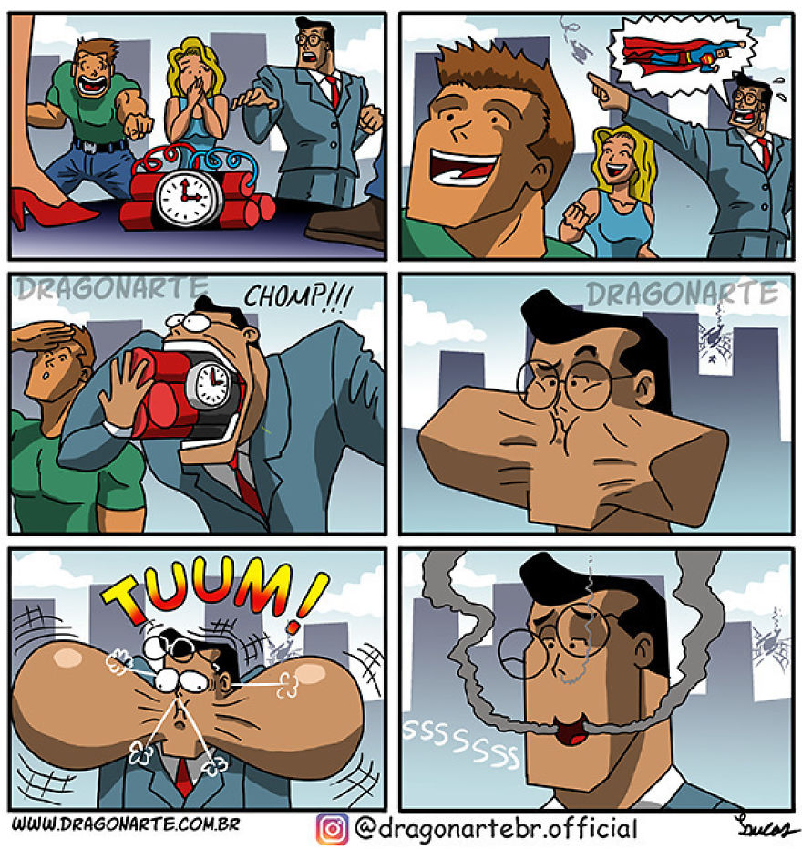 Artist Shows The Daily Life Of Superheroes And Other Famous Characters In His 40 New Comics Artist Shows The Daily Life Of Superheroes And Other Famous Characters In His 40 New Comics