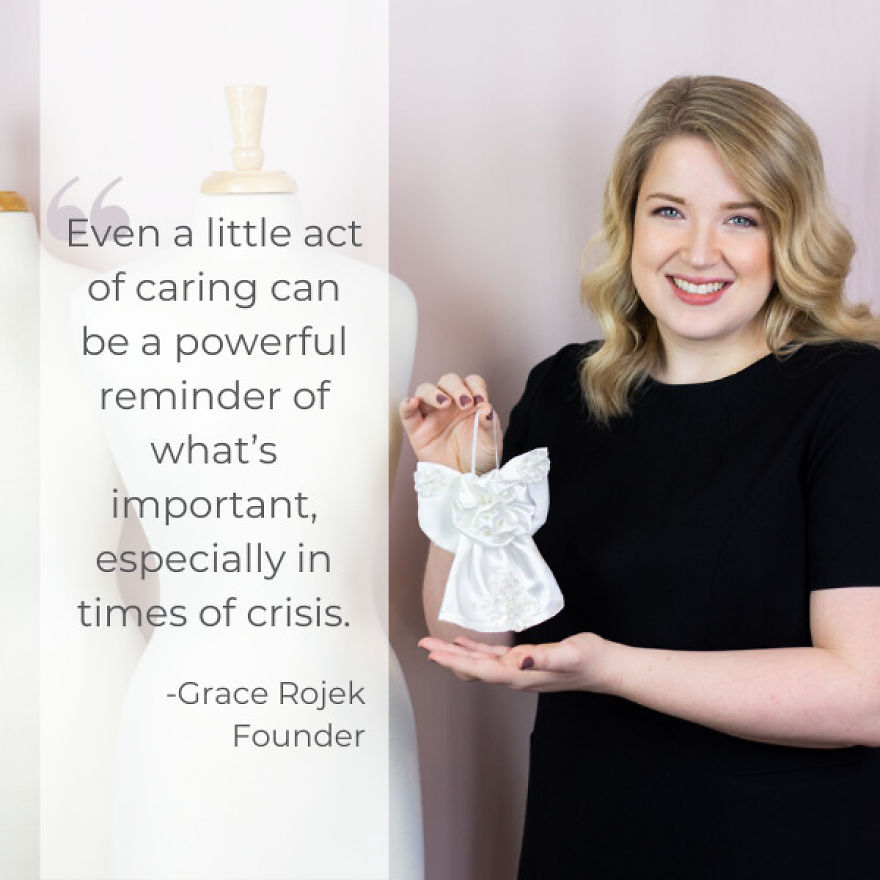 Made From Vintage Wedding Gowns These Angels Support Covid-19 Relief Made From Vintage Wedding Gowns These Angels Support Covid-19 Relief