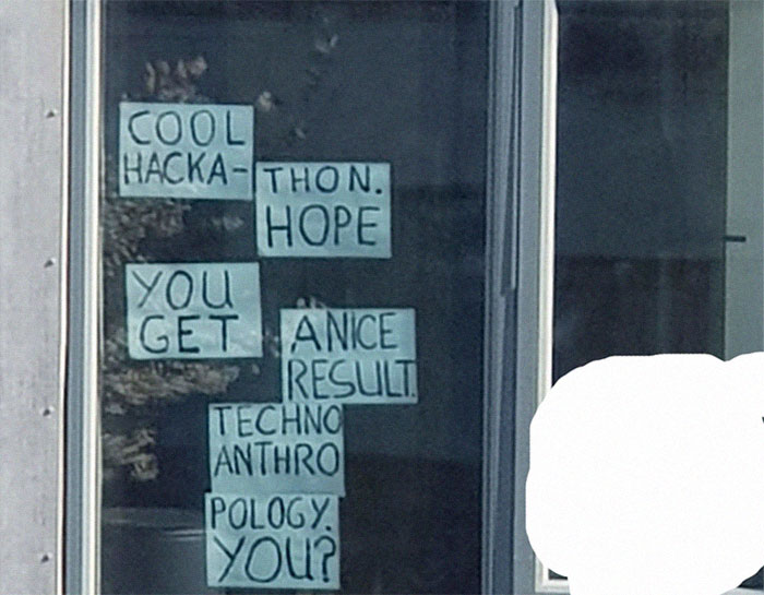 Guy Keeps Accidentally Making Eye Contact With His Neighbor, Finally Decides To Text Him Via Window Guy Keeps Accidentally Making Eye Contact With His Neighbor, Finally Decides To Text Him Via Window