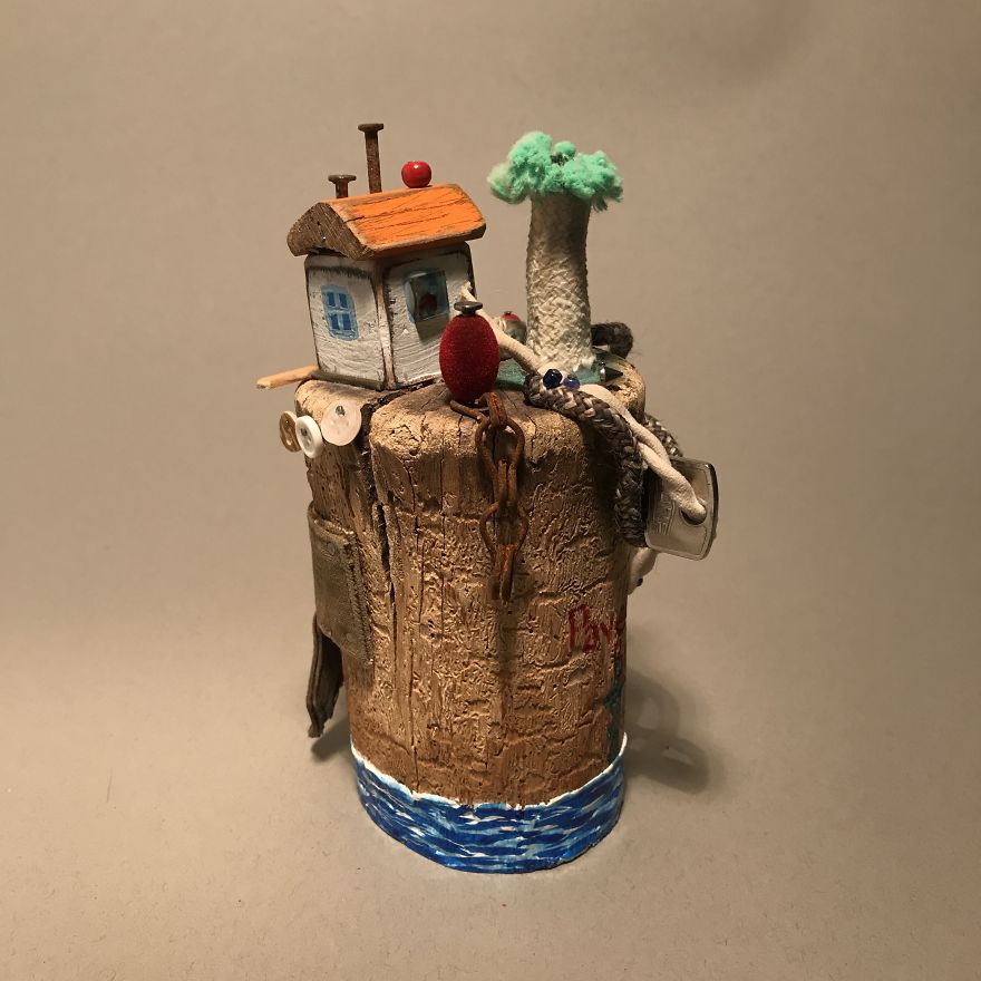 I Recycled 50 Kilograms Of Beach Trash And Made These Miniatures (39 Pics) I Recycled 50 Kilograms Of Beach Trash And Made These Miniatures (39 Pics)