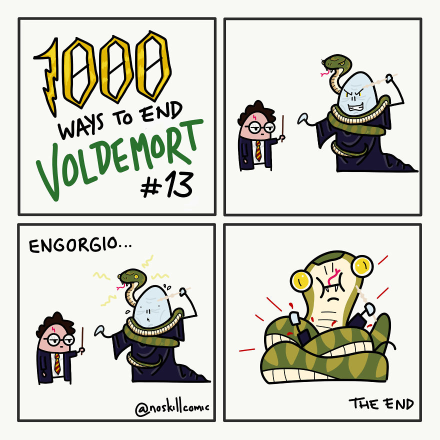 My 30 Funny And Inaccurate Ways To End You-Know-Who That Would Never Work