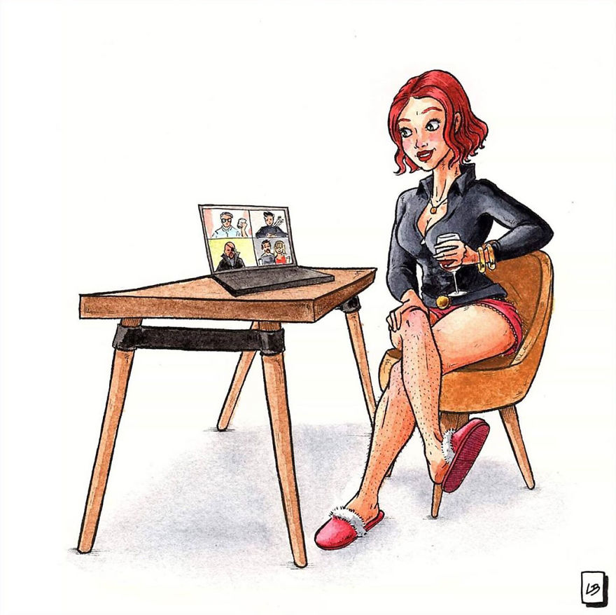 I Illustrated How Famous Characters Would Spend Time In Quarantine (15 Pics) I Illustrated How Famous Characters Would Spend Time In Quarantine (15 Pics)