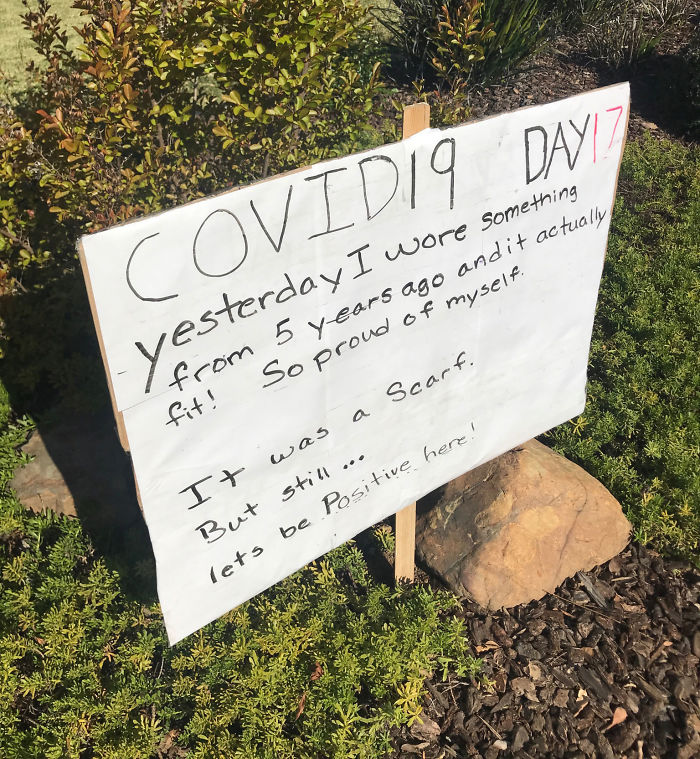 Guy Makes His Neighbors Laugh By Posting Dad Jokes Every Day Of Quarantine (7 Pics) Guy Makes His Neighbors Laugh By Posting Dad Jokes Every Day Of Quarantine (7 Pics)