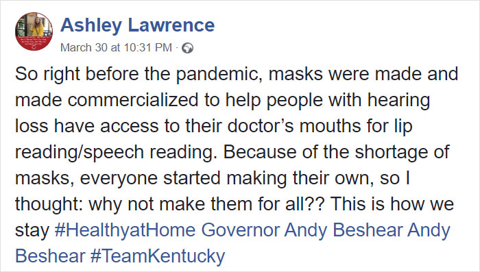 21 Y.O. Student Makes Face Masks For The Deaf And Hard Of Hearing 21 Y.O. Student Makes Face Masks For The Deaf And Hard Of Hearing