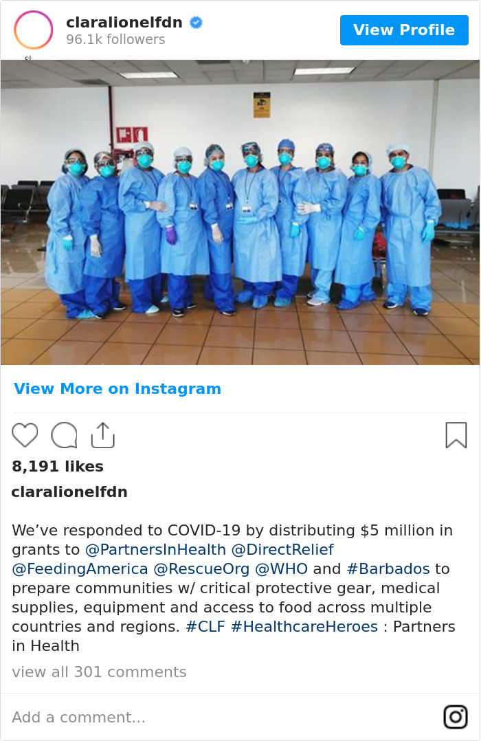 Here’s What Famous People Are Doing To Help Out During The Coronavirus Pandemic Here’s What Famous People Are Doing To Help Out During The Coronavirus Pandemic