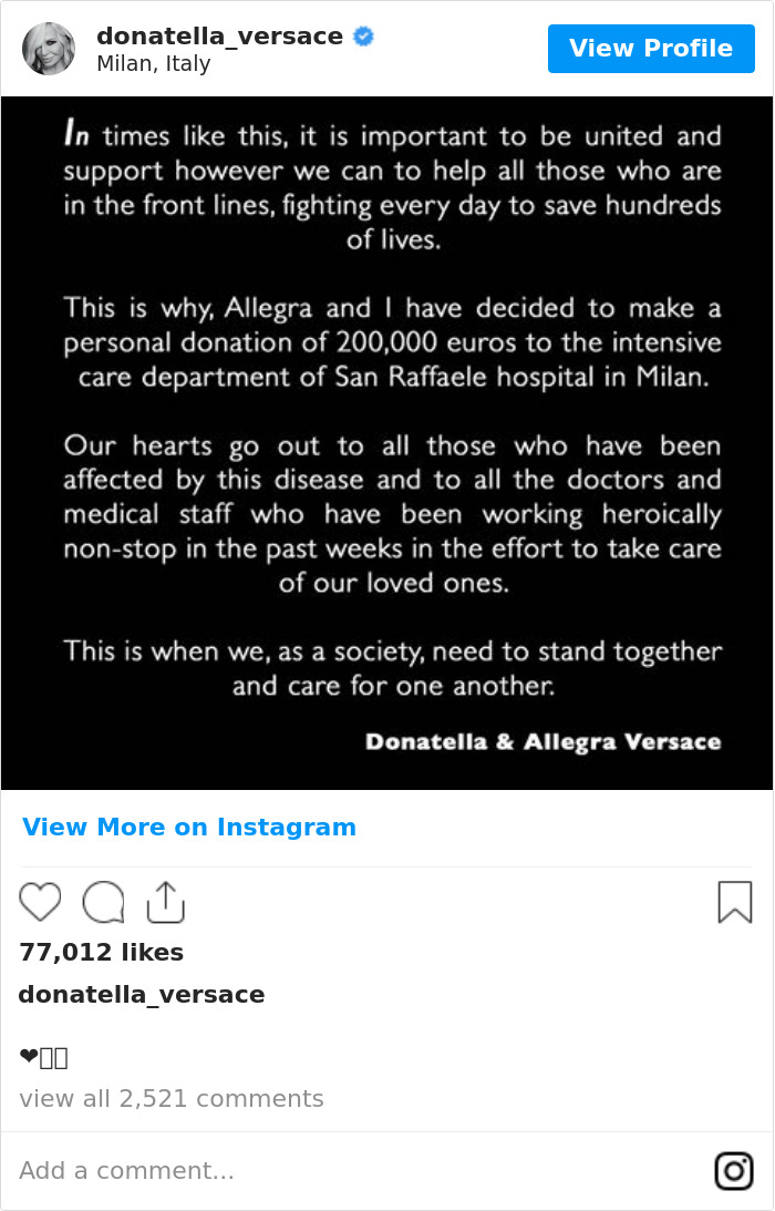 Here’s What Famous People Are Doing To Help Out During The Coronavirus Pandemic Here’s What Famous People Are Doing To Help Out During The Coronavirus Pandemic