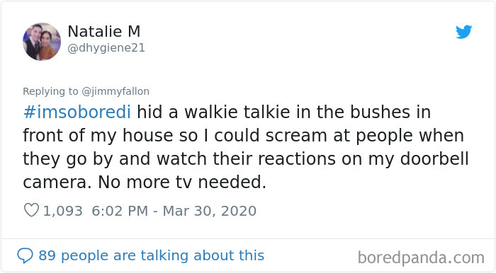 Jimmy Fallon Asked What People Are Doing While Bored In Quarantine And Here Are 30 Of The Funniest Answers Jimmy Fallon Asked What People Are Doing While Bored In Quarantine And Here Are 30 Of The Funniest Answers