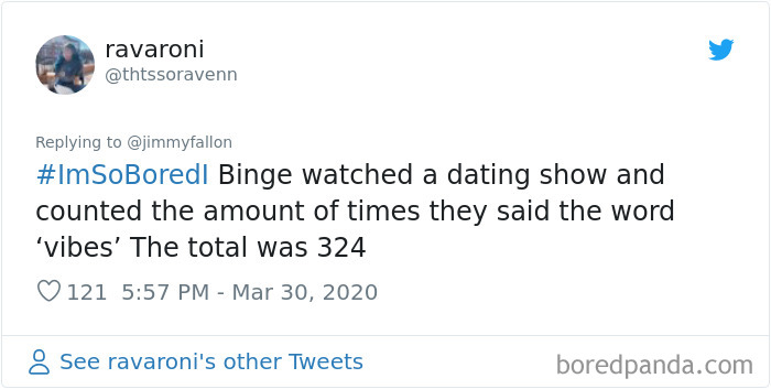 Jimmy Fallon Asked What People Are Doing While Bored In Quarantine And Here Are 30 Of The Funniest Answers Jimmy Fallon Asked What People Are Doing While Bored In Quarantine And Here Are 30 Of The Funniest Answers