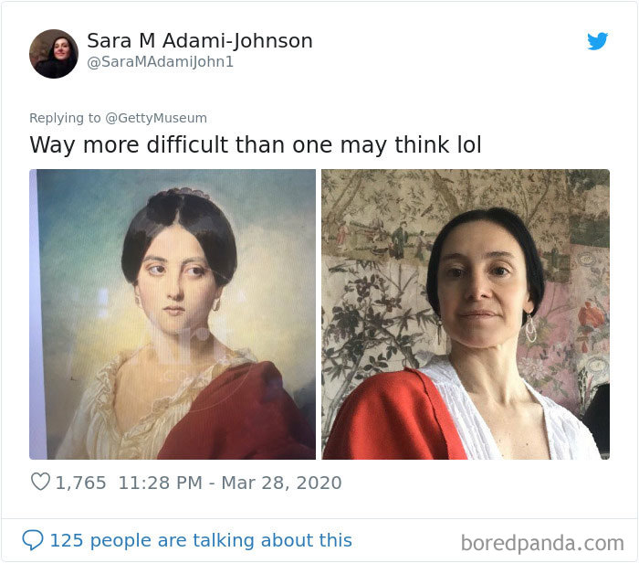 Museums Ask People To Recreate Famous Paintings With Anything They Can Find At Home, Get 35 Hilarious Pics