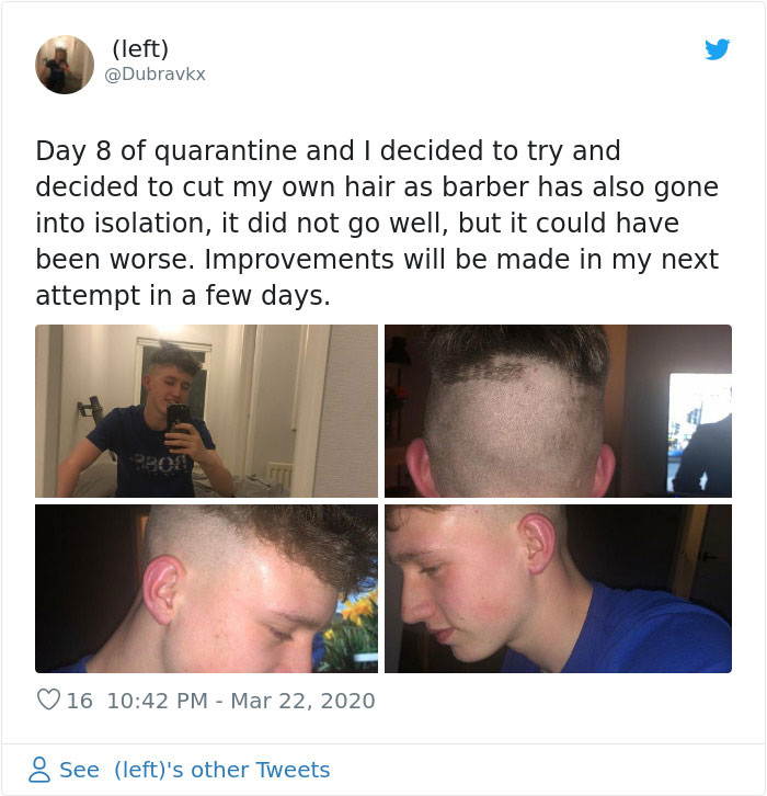 24 Times People Tried To Do Their Own Hair During The Quarantine But It Ended Badly 24 Times People Tried To Do Their Own Hair During The Quarantine But It Ended Badly