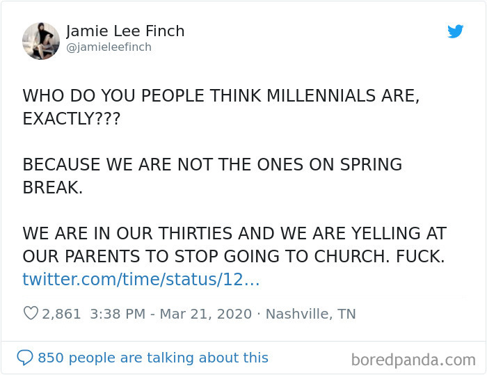 Fed Up With Being Painted As “Irresponsible Spring Breakers,” Millennials Remind The World How Old They Actually Are Fed Up With Being Painted As “Irresponsible Spring Breakers,” Millennials Remind The World How Old They Actually Are