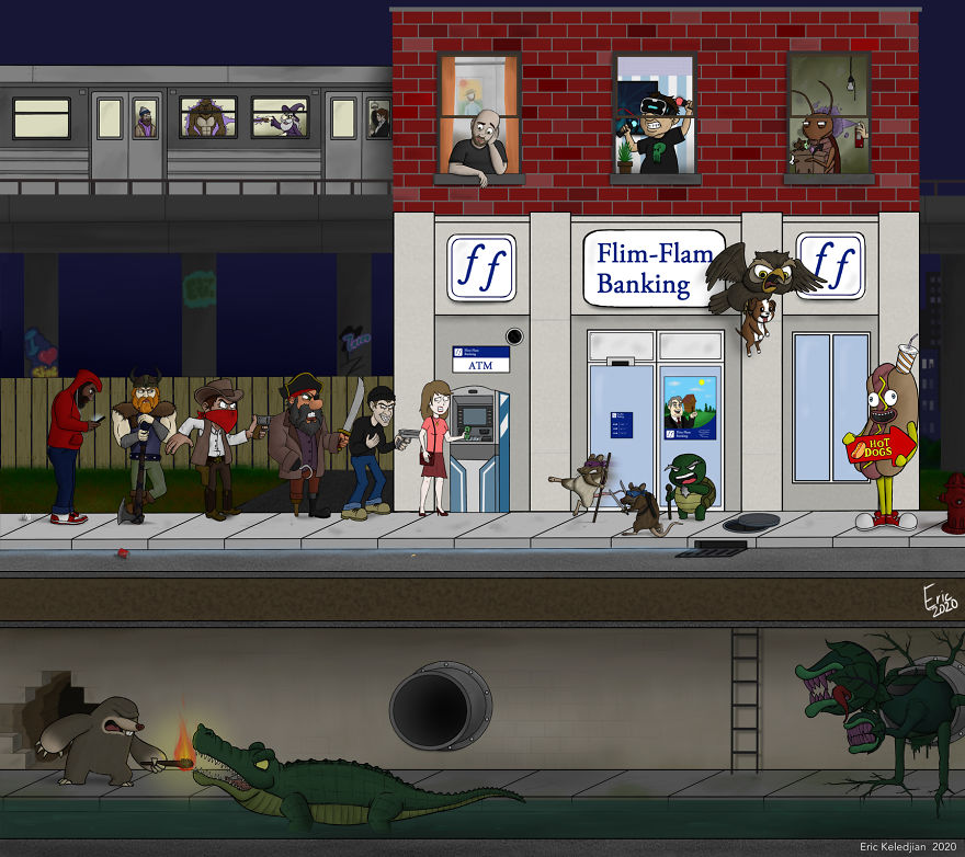 I Added One Character A Day To This Drawing For 37 Days Until I Got This Result I Added One Character A Day To This Drawing For 37 Days Until I Got This Result