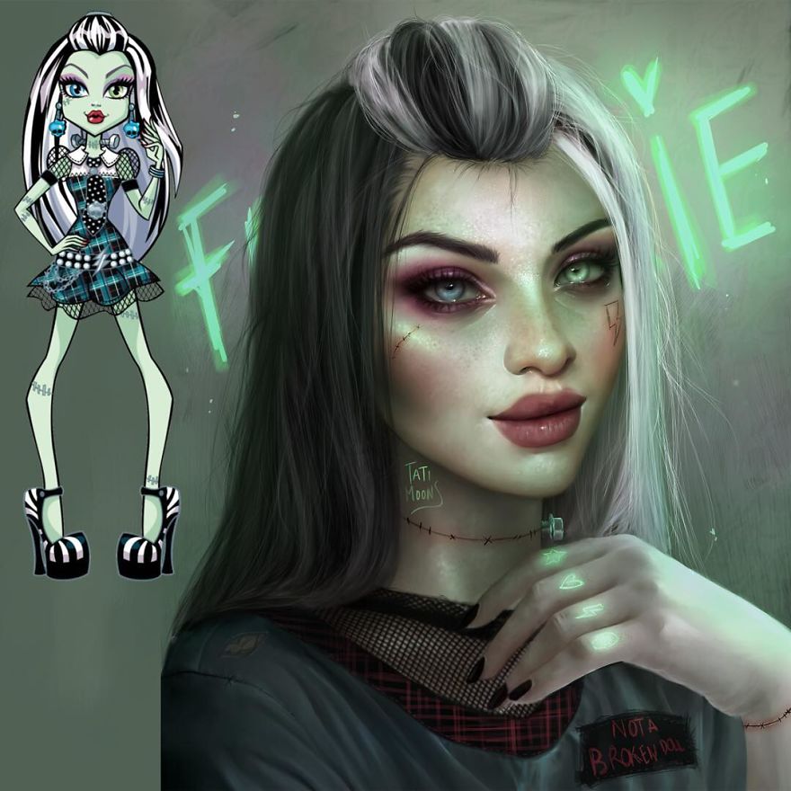 Famous Cartoon Characters Look Like Modern-Day Grown-Ups In 16 Illustrations By Tati MoonS (New Pics) Famous Cartoon Characters Look Like Modern-Day Grown-Ups In 16 Illustrations By Tati MoonS (New Pics)