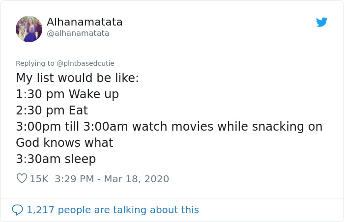 This Woman Tries To Bring Stability Into Her Life By Creating A Quarantine Routine, People Follow Her Example This Woman Tries To Bring Stability Into Her Life By Creating A Quarantine Routine, People Follow Her Example
