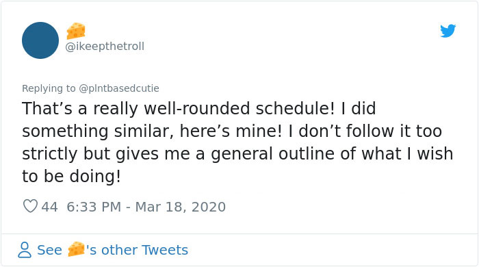 This Woman Tries To Bring Stability Into Her Life By Creating A Quarantine Routine, People Follow Her Example This Woman Tries To Bring Stability Into Her Life By Creating A Quarantine Routine, People Follow Her Example