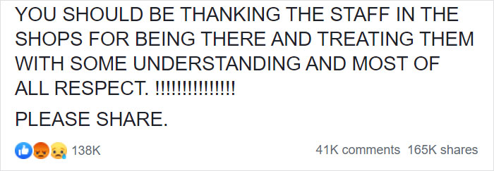 Husband Rips Apart Panic Buyers In A Powerful Facebook Post After His Wife Came Back From Work In Tears Husband Rips Apart Panic Buyers In A Powerful Facebook Post After His Wife Came Back From Work In Tears