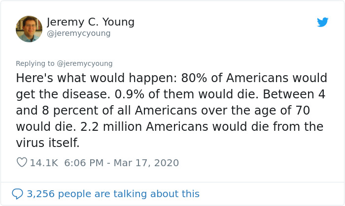 Scientist Explains What Would Happen If “The US Does Absolutely Nothing And Lets Virus Take Its Course” Scientist Explains What Would Happen If “The US Does Absolutely Nothing And Lets Virus Take Its Course”
