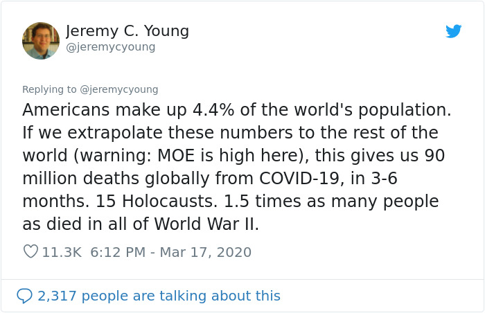 Scientist Explains What Would Happen If “The US Does Absolutely Nothing And Lets Virus Take Its Course” Scientist Explains What Would Happen If “The US Does Absolutely Nothing And Lets Virus Take Its Course”