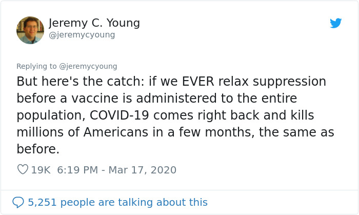 Scientist Explains What Would Happen If “The US Does Absolutely Nothing And Lets Virus Take Its Course” Scientist Explains What Would Happen If “The US Does Absolutely Nothing And Lets Virus Take Its Course”