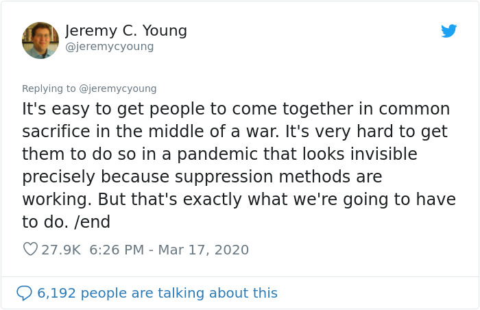 Scientist Explains What Would Happen If “The US Does Absolutely Nothing And Lets Virus Take Its Course” Scientist Explains What Would Happen If “The US Does Absolutely Nothing And Lets Virus Take Its Course”