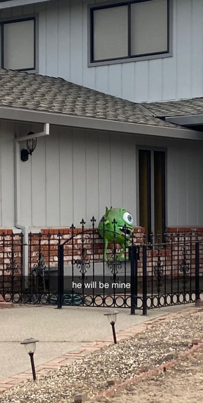 &#8216;He Will Be Mine&#8217;: College Student Writes A Heartfelt Letter To A Guy Who Has A Mike Wazowski Statue In His Front Yard, He Gives It As A Gift