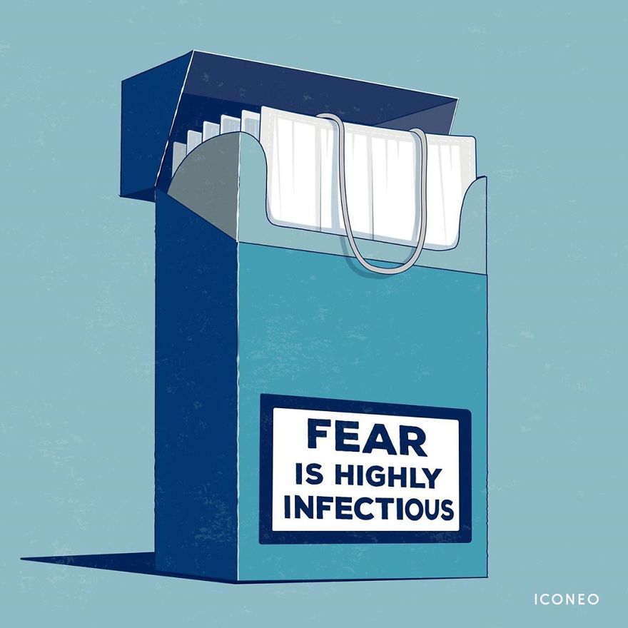 This German Artist Turns Face Coverings Into Art And Here Are 16 Of The Most Creative Ones