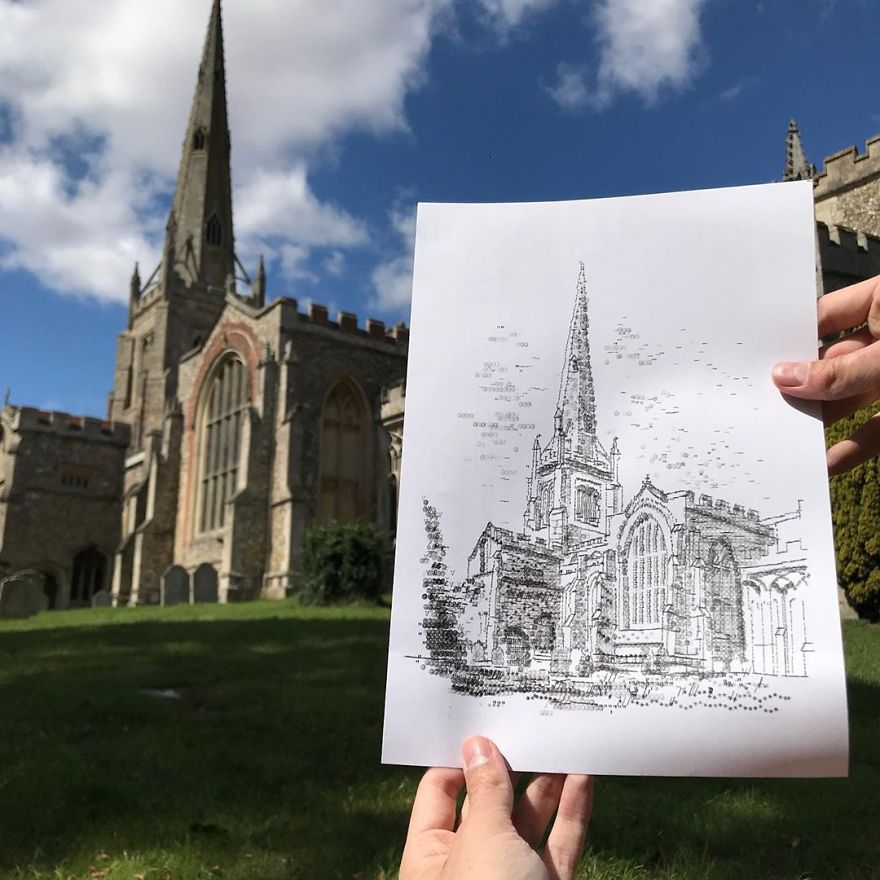 This Young Artist Draws With A Typewriter, And Here Are 30 Of His Impressively Detailed Images This Young Artist Draws With A Typewriter, And Here Are 30 Of His Impressively Detailed Images