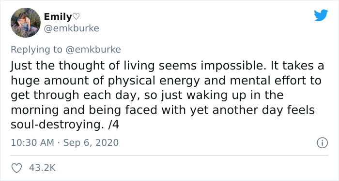 Person Lists 13 Symptoms Of Depression That No One Talks About And People Are Applauding The Post Person Lists 13 Symptoms Of Depression That No One Talks About And People Are Applauding The Post