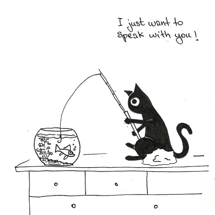 Artist Created These 33 Comics To Show His Cat’s Life In Quarantine Artist Created These 33 Comics To Show His Cat’s Life In Quarantine