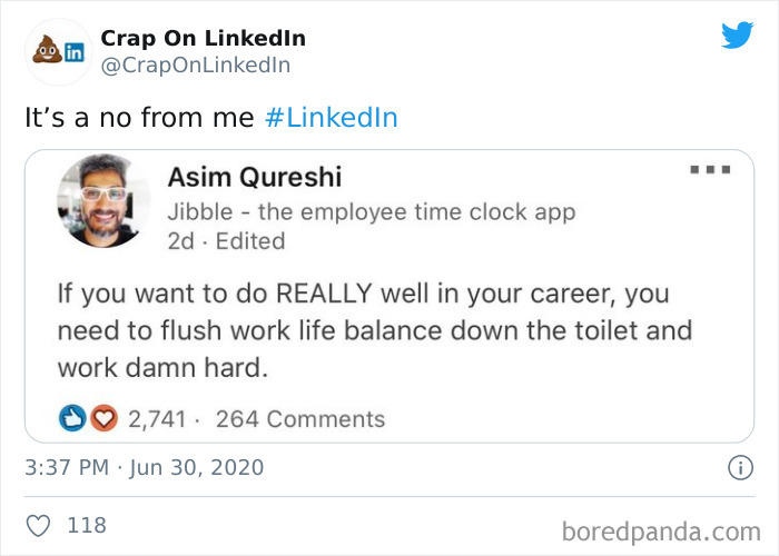This Twitter Account Is Dedicated To Showcasing All The ‘Crap On LinkedIn’ And Here’s 40 Of The Best Finds This Twitter Account Is Dedicated To Showcasing All The ‘Crap On LinkedIn’ And Here’s 40 Of The Best Finds