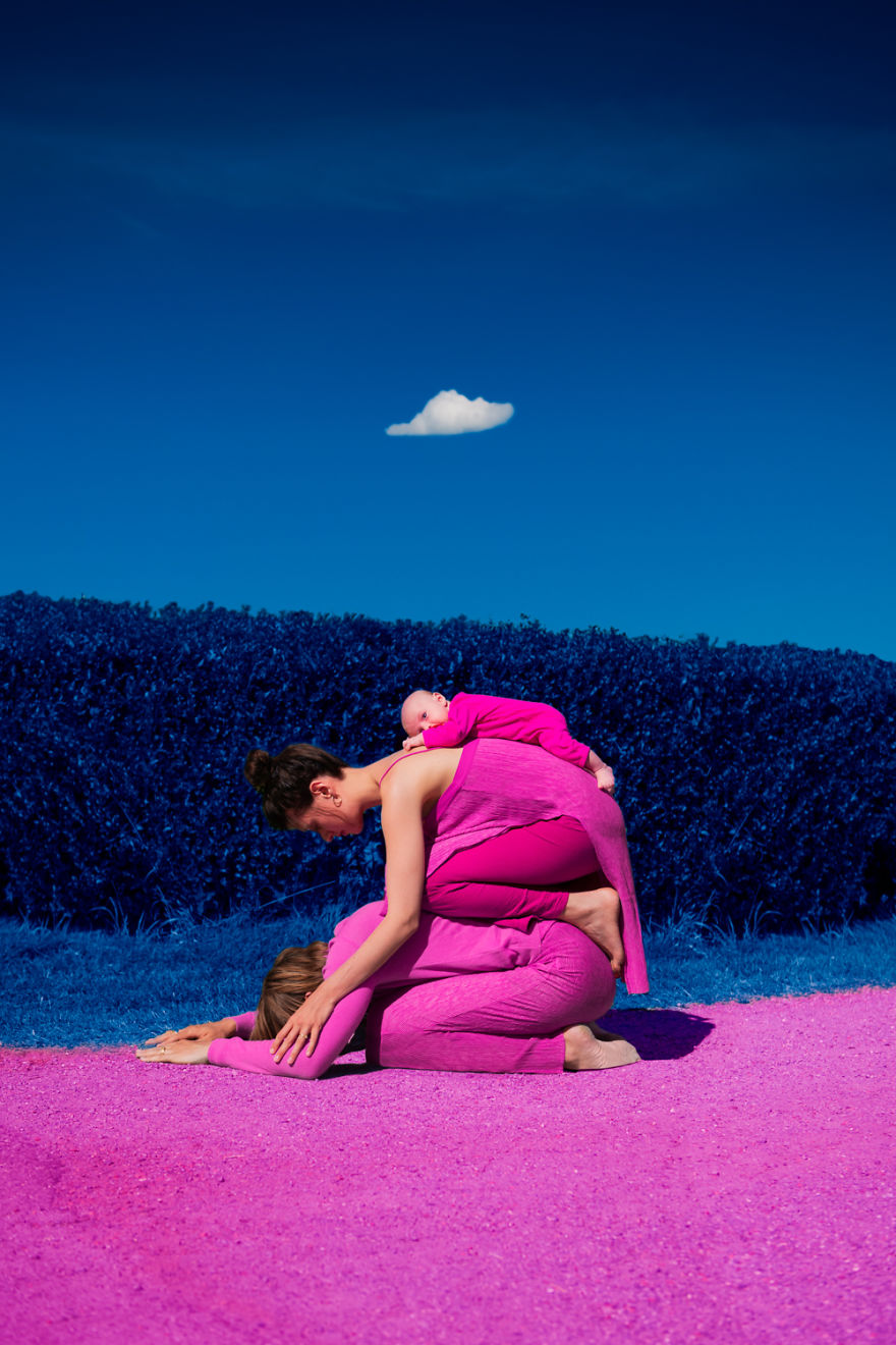 I Made A Photo Series Together With My Husband And My Newborn Son