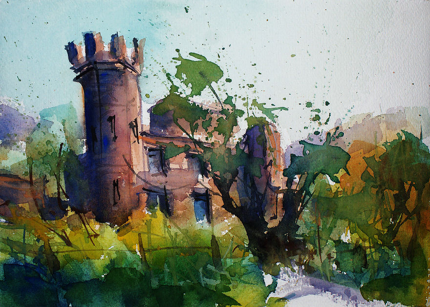 After A Trip To Ireland, I Decided To Paint Its Stunning Landscapes (34 Pics)