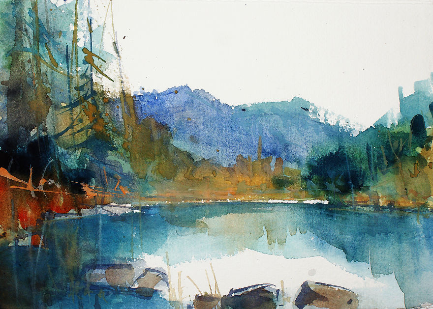 After A Trip To Ireland, I Decided To Paint Its Stunning Landscapes (34 Pics)